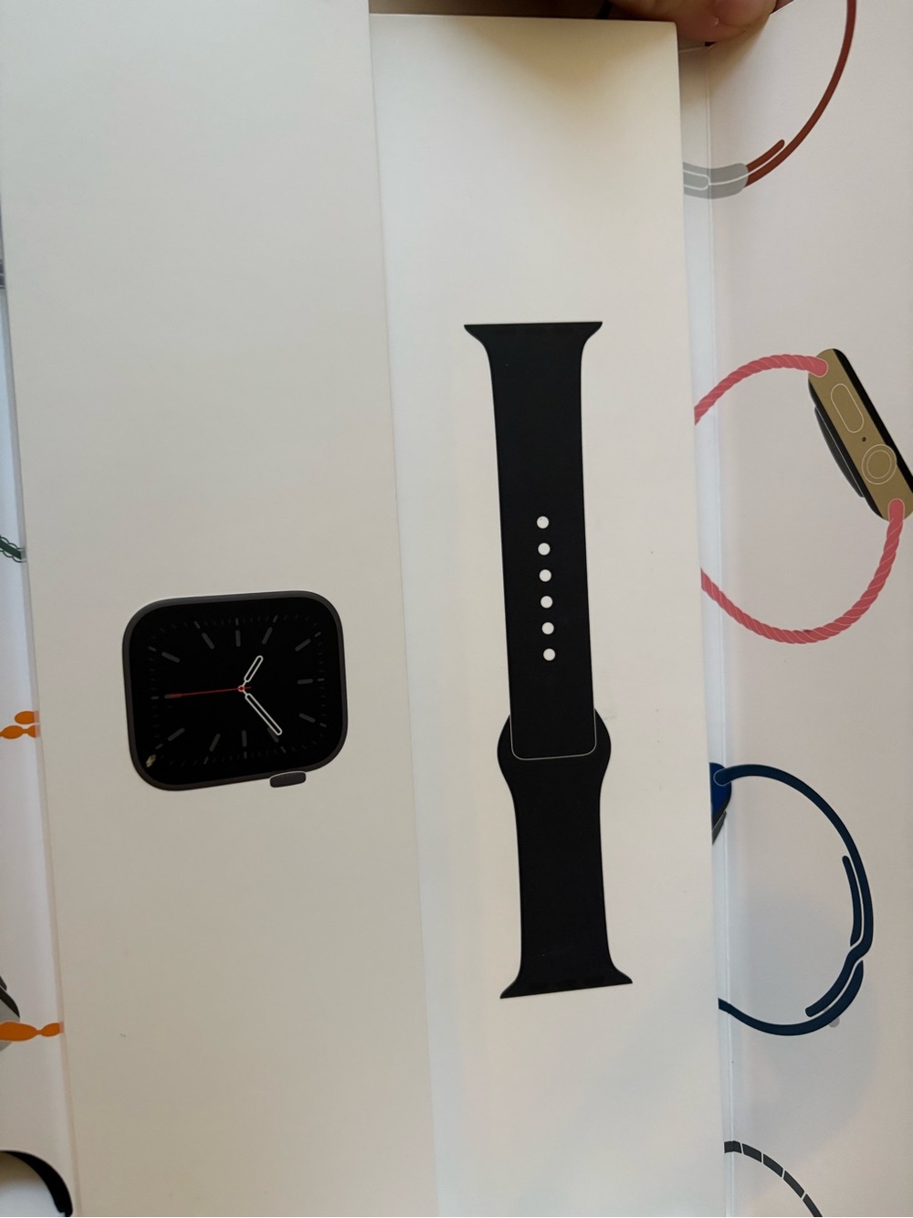 Apple Watch Series 3, 38mm with Black Silicone Sport Band